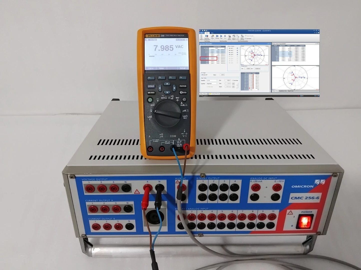 Omicron CMC 256-6 Voltage Protective Relay Test Set like new