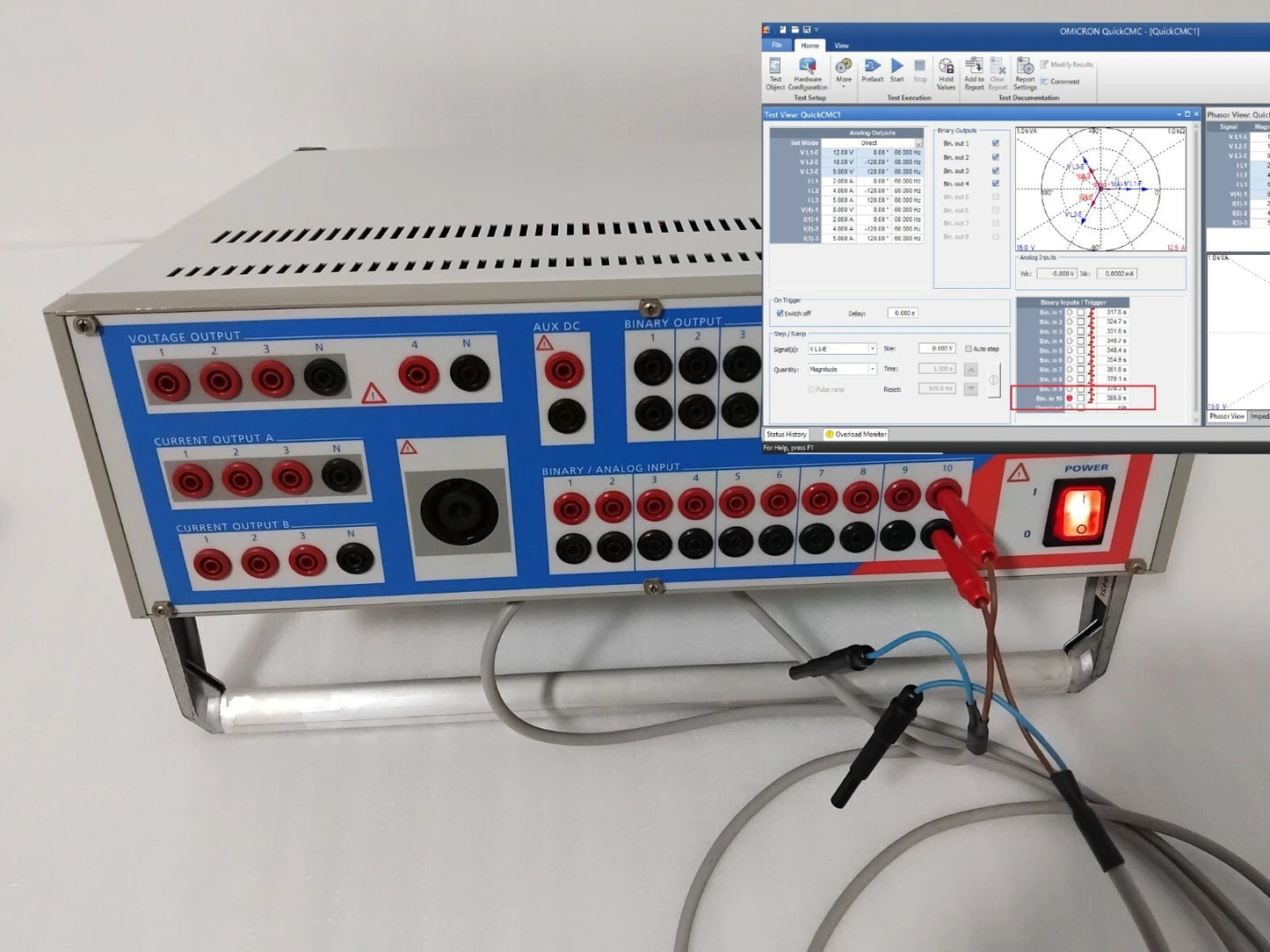 Omicron CMC 256-6 Voltage Protective Relay Test Set like new