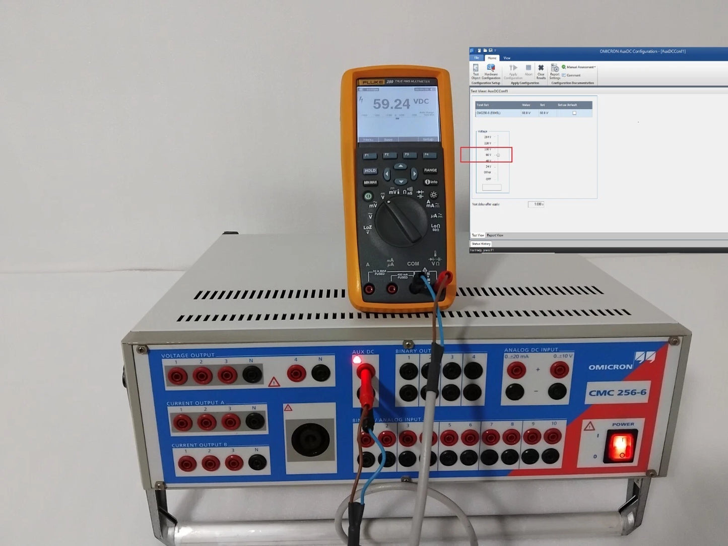 Omicron CMC 256-6 Voltage Protective Relay Test Set like new